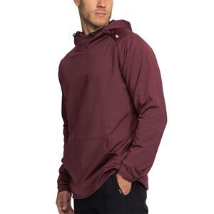 Unrl Crossover Hoodie II Mens XL Maroon Midweight Performance Pullover Athletic